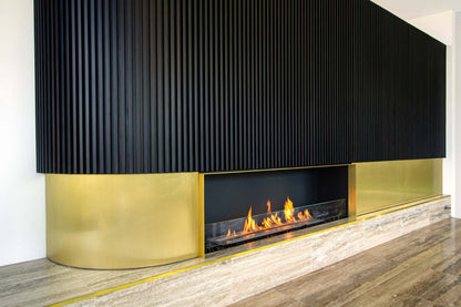 EcoSmart Flex Bioethanol Fireplace 68SS Single Sided Black