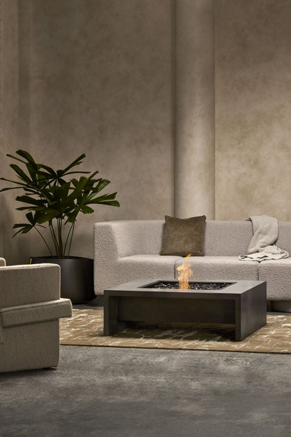 EcoSmart Fire Mojito 40 Bioethanol Fire Pit Table Natural