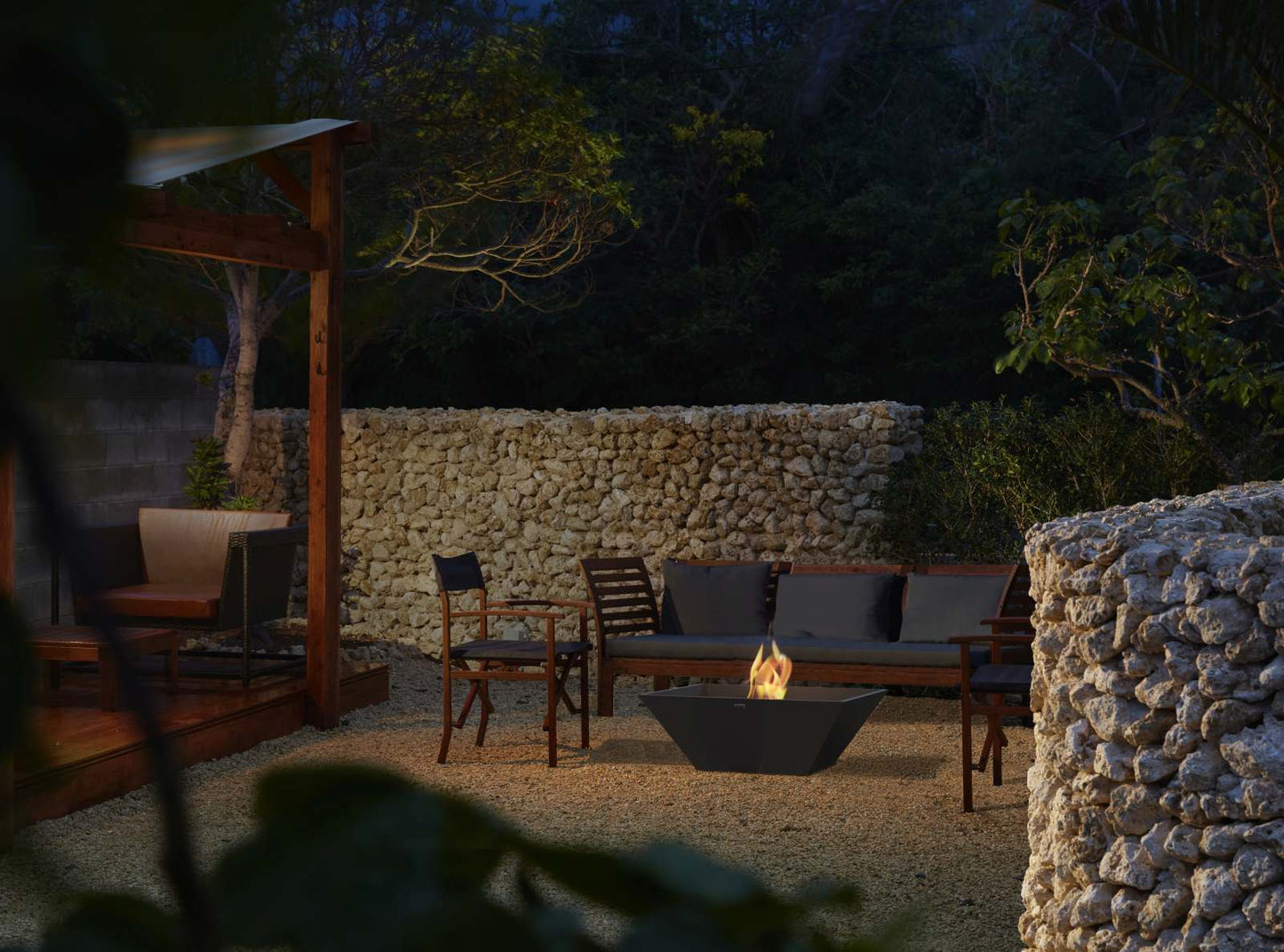 EcoSmart Fire Nova 850 Bioethanol Fire Pit Bowl Bone