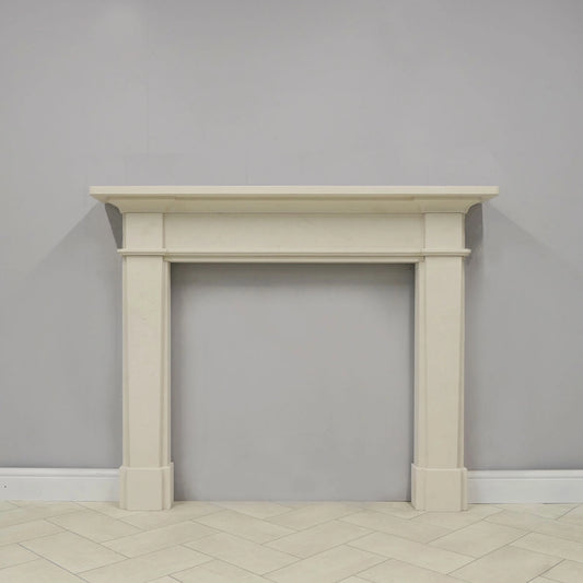 Limestone Fireplace Surround - Epsom Rosal Limestone