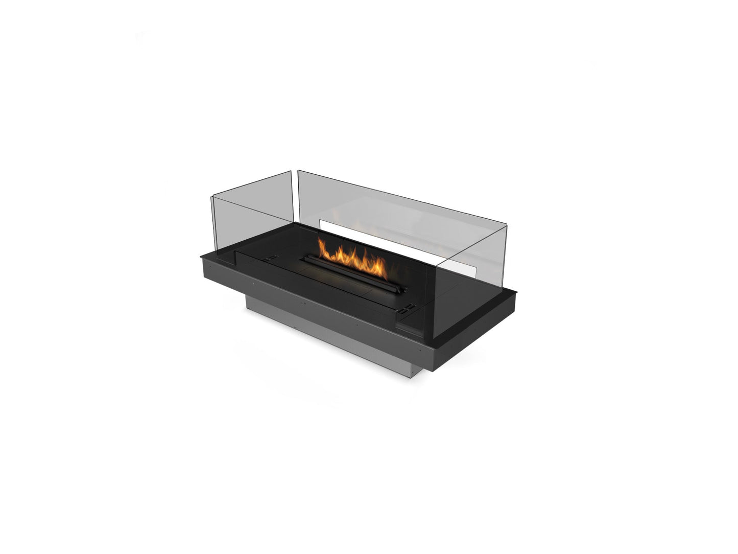 Planika Bioethanol Burner FLA 4 590 With Adaptive Frame and Glass Panels