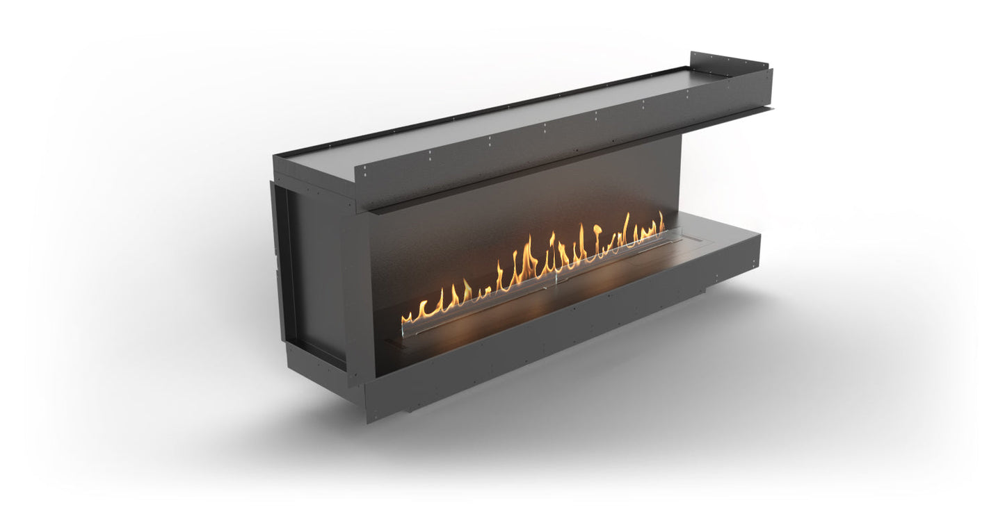 Planika Forma Bioethanol Fireplace - Forma 1800 Right Corner with FLA 4 1490