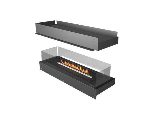 Planika Forma Bioethanol Fireplace 1000 Island with Prime Fire 2.0 790