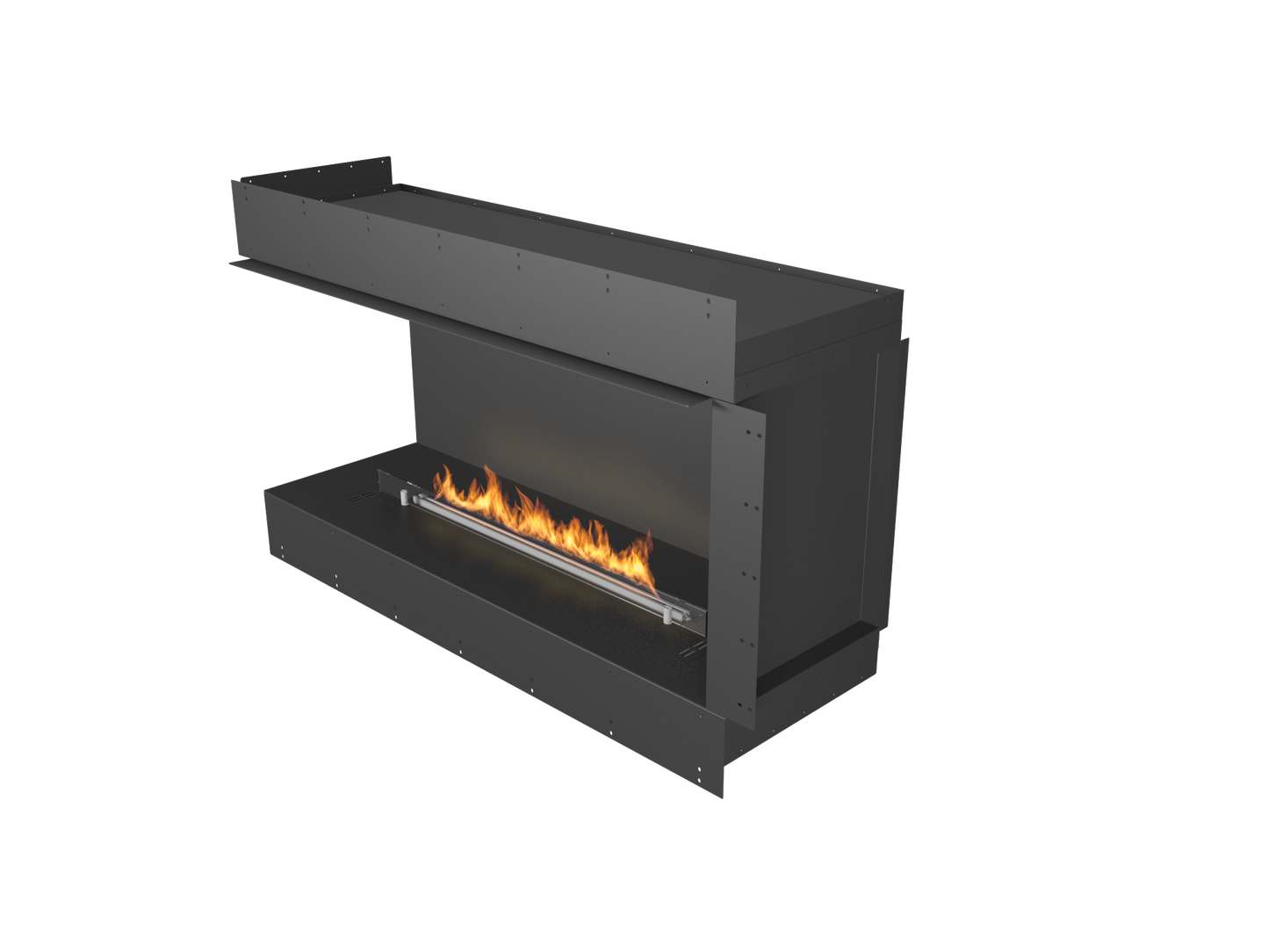 Planika Forma Bioethanol Fireplace 1000 Left Corner with Prime Fire 2.0 790
