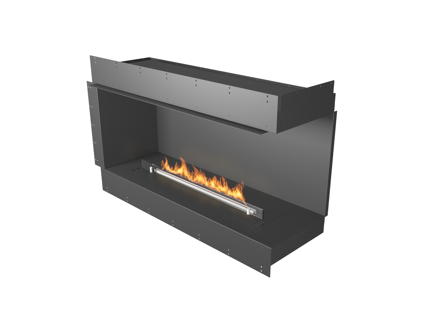 Planika Forma Bioethanol Fireplace 1000 Right Corner with Prime Fire 2.0 790