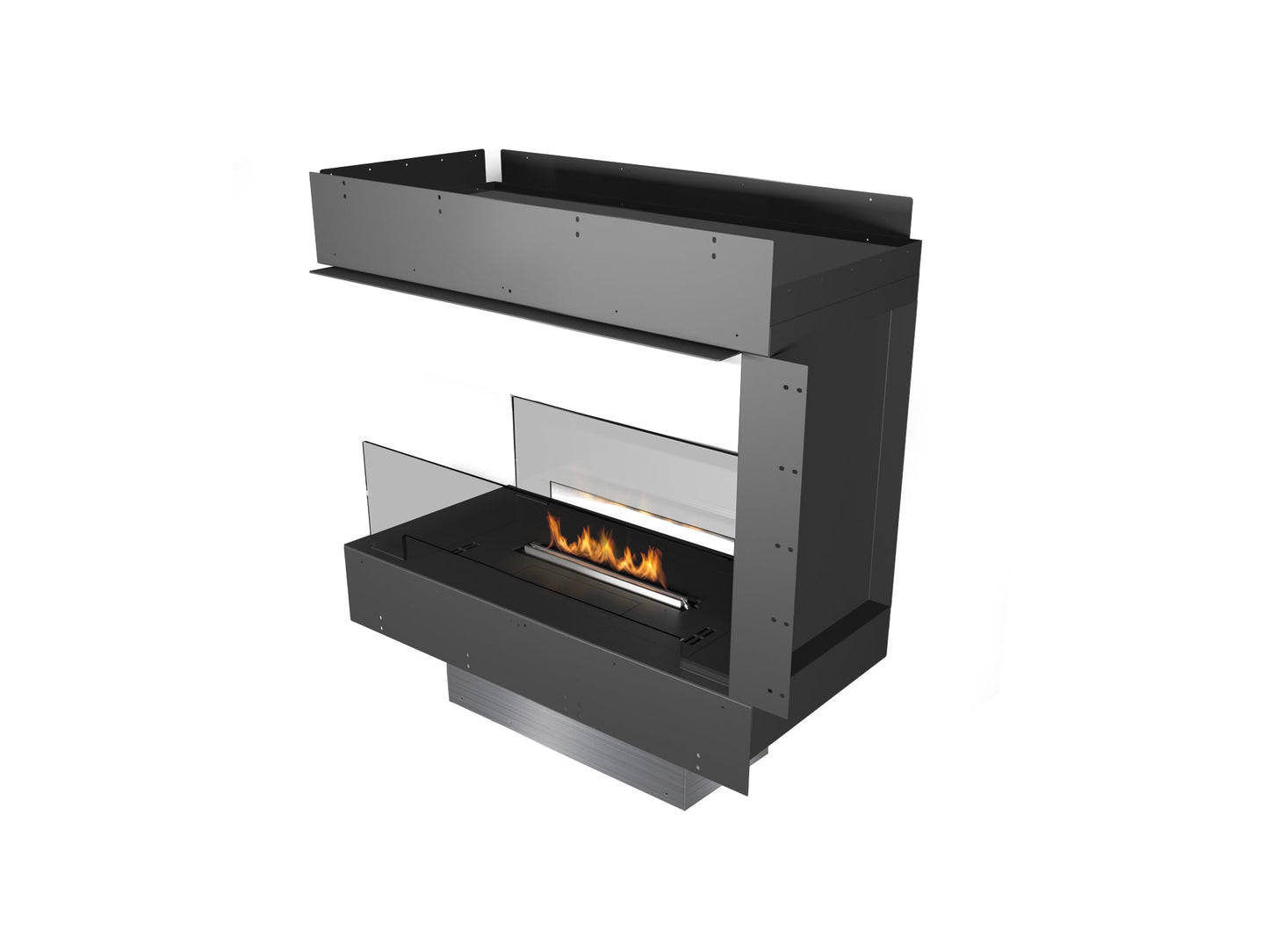 Planika Forma Bioethanol Fireplace 800 Room Divider with Prime Fire 2.0 590