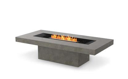 EcoSmart Fire Gin 90 (Chat) Bioethanol Fire Pit Table Natural