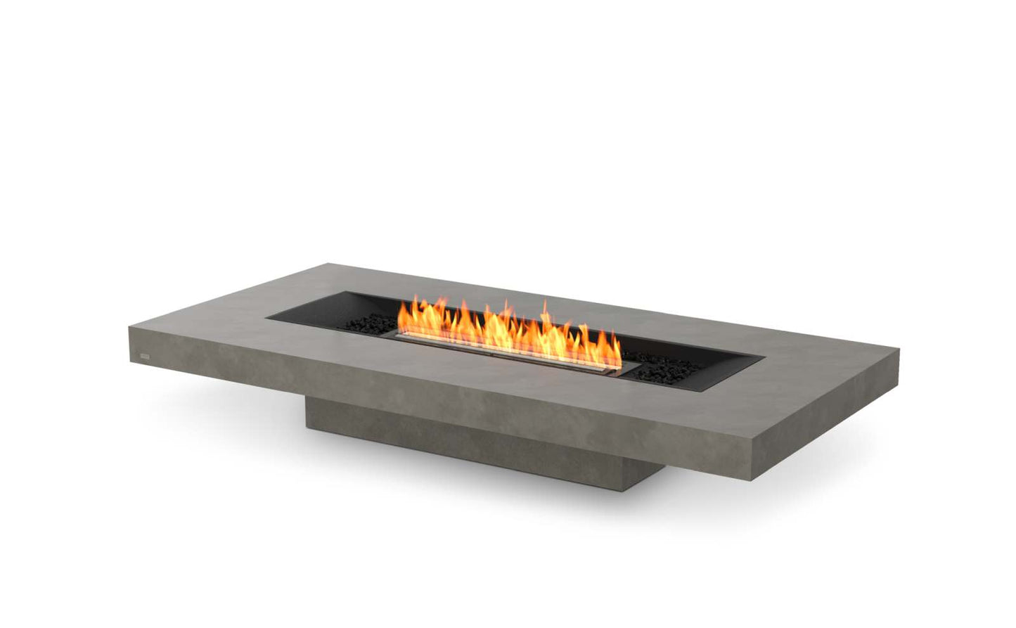 EcoSmart Fire Gin 90 (Low) Bioethanol Fire Pit Table Natural