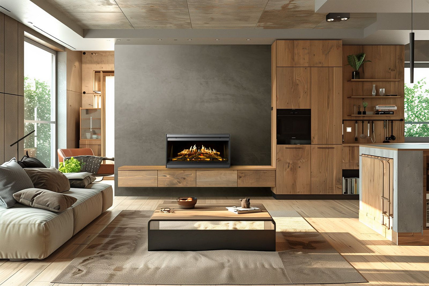 Kalfire Eone 100F FR Holographic Fireplace