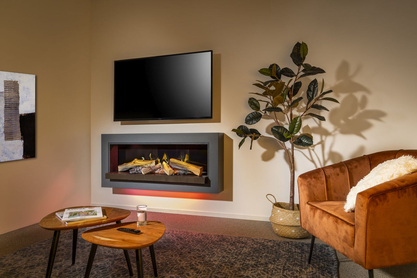 Kalfire E-Series E55 Electric Fireplace