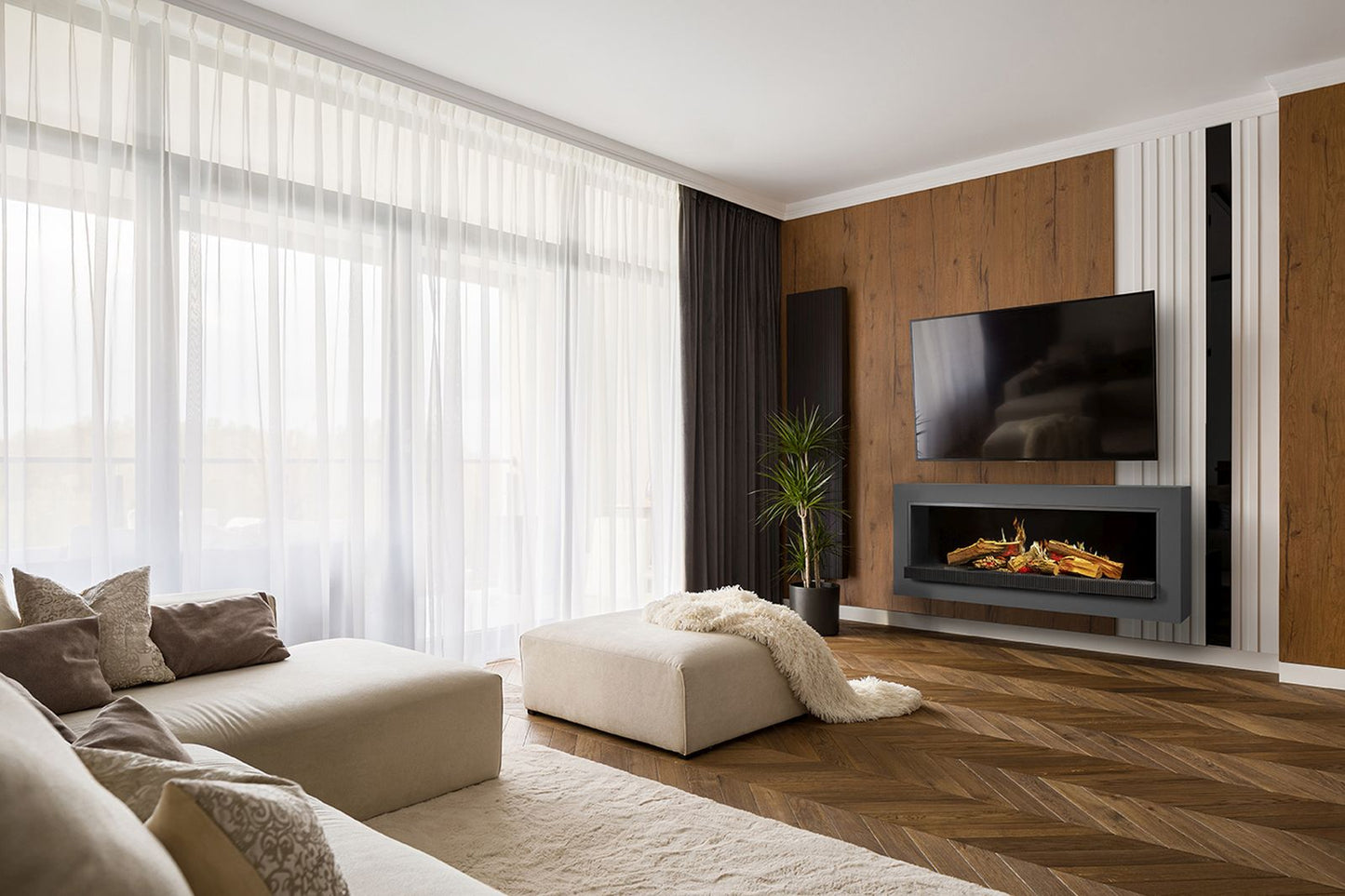 Kalfire E-Series E65 Electric Fireplace