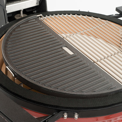 Kamado Joe Big Joe Half Moon Cast Iron Reversible Griddle