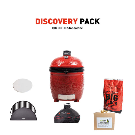 Kamado Joe Big Joe III Stand Alone BBQ Discovery Pack