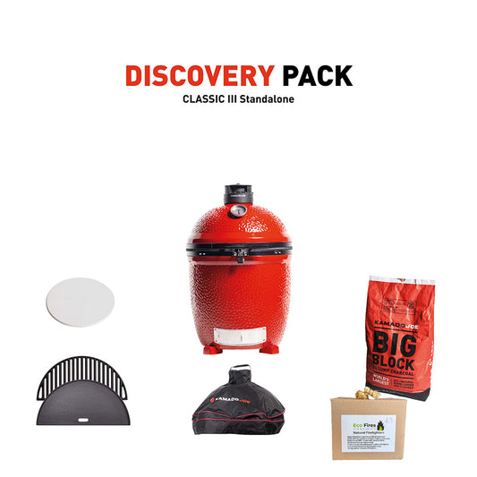 Kamado Joe Classic III Stand Alone BBQ Discovery Pack
