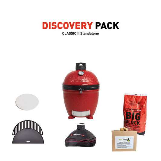 Kamado Joe Classic II Stand Alone BBQ Discovery Pack