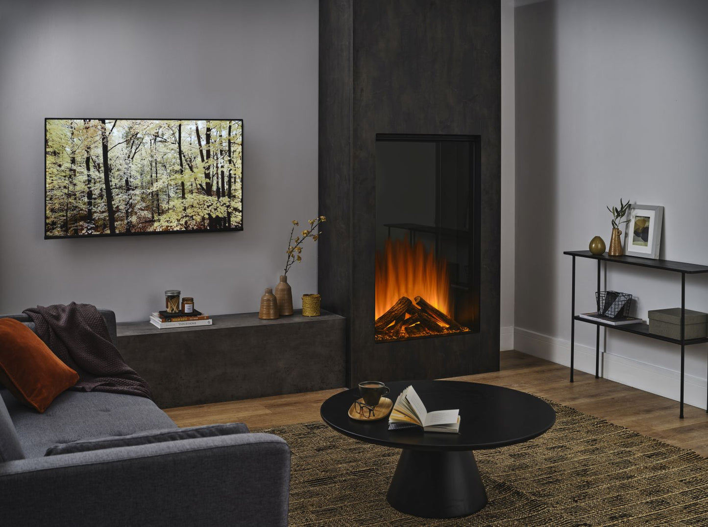 British Fires Knightwood Electric Fireplace