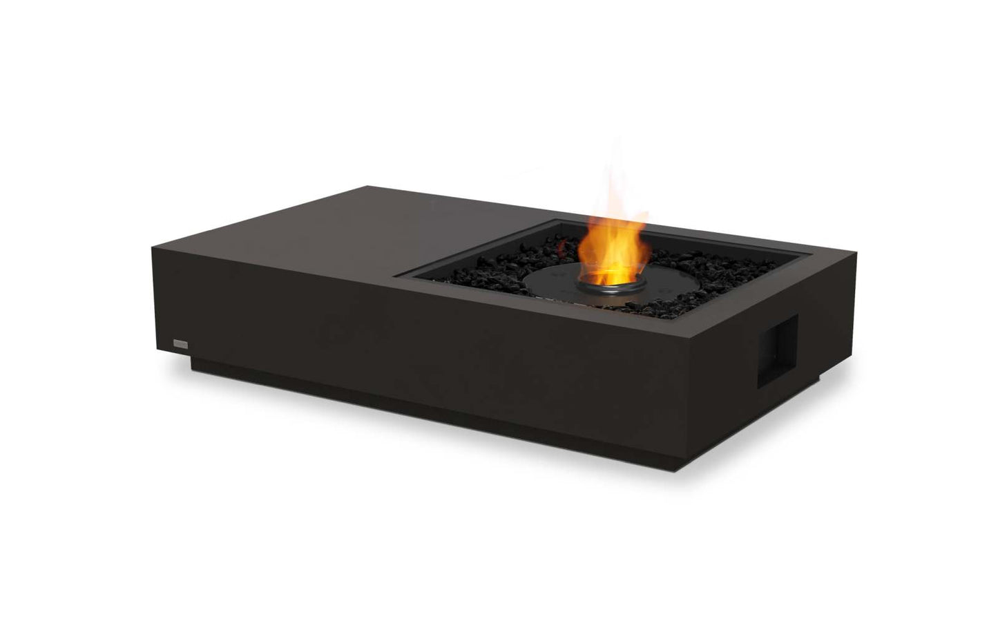 EcoSmart Fire Manhattan 50 Bioethanol Fire Pit Table Graphite