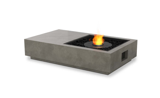 EcoSmart Fire Manhattan 50 Bioethanol Fire Pit Table Natural