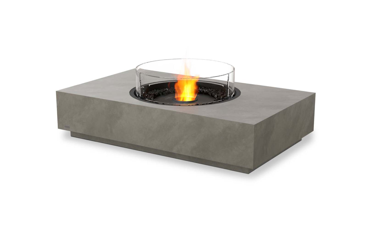 EcoSmart Fire Martini 50 Bioethanol Fire Pit Table Natural