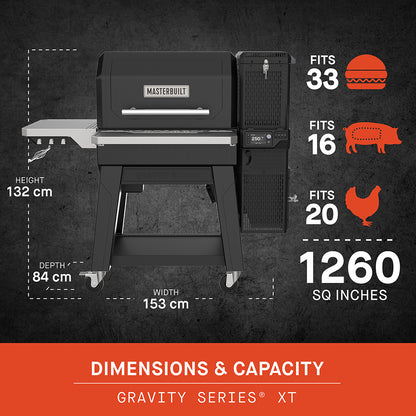 Masterbuilt Gravity Series XT Digital Charcoal BBQ & Smoker