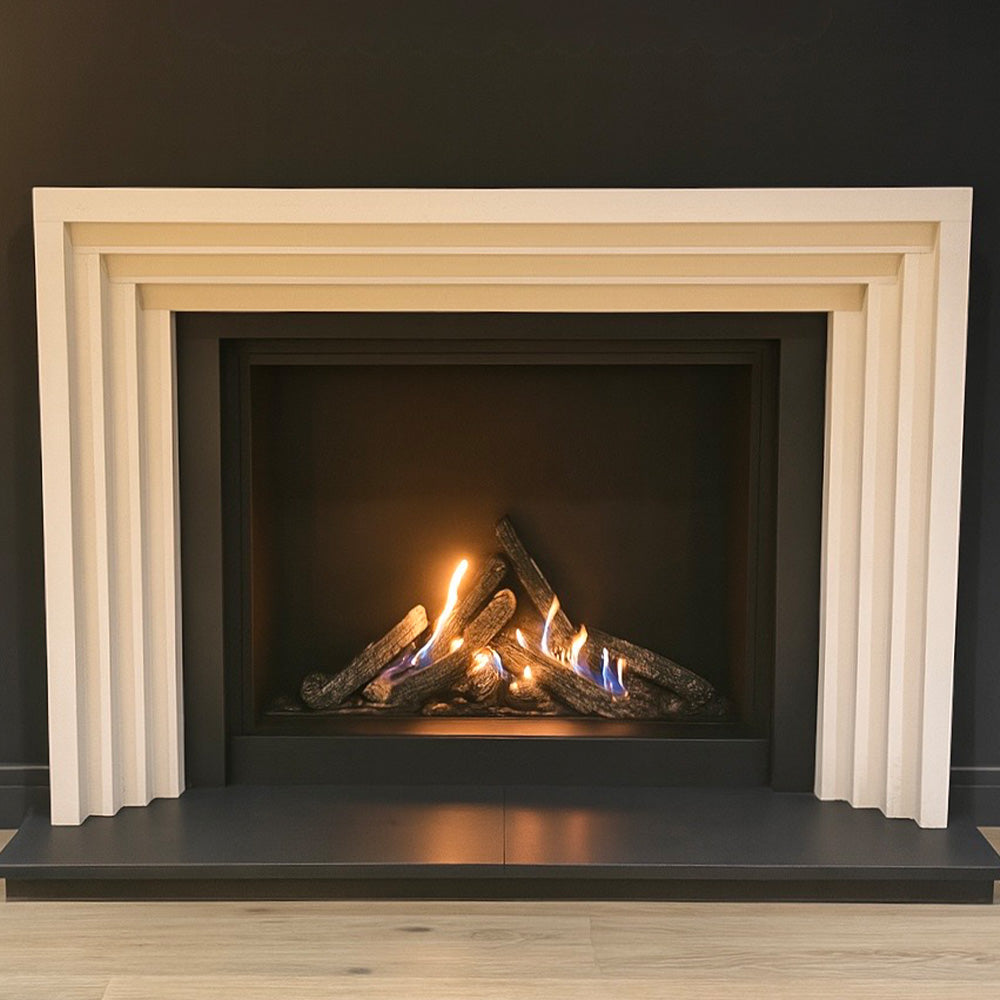 Open Fire Surround Mayfair Limestone Fireplace Surround – EcoFires and Stoves