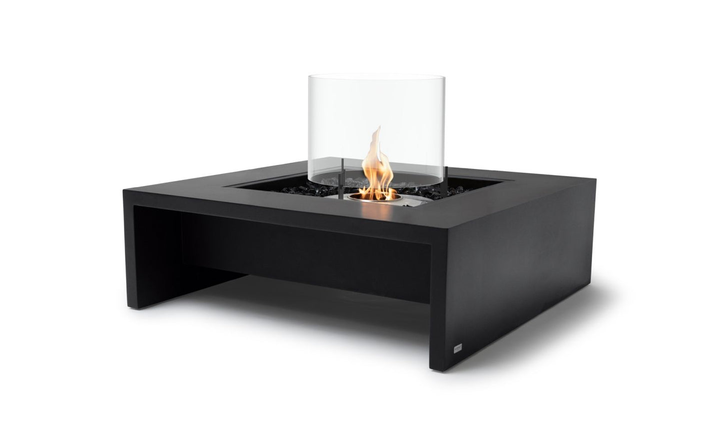 EcoSmart Fire Mojito 40 Bioethanol Fire Pit Table Graphite