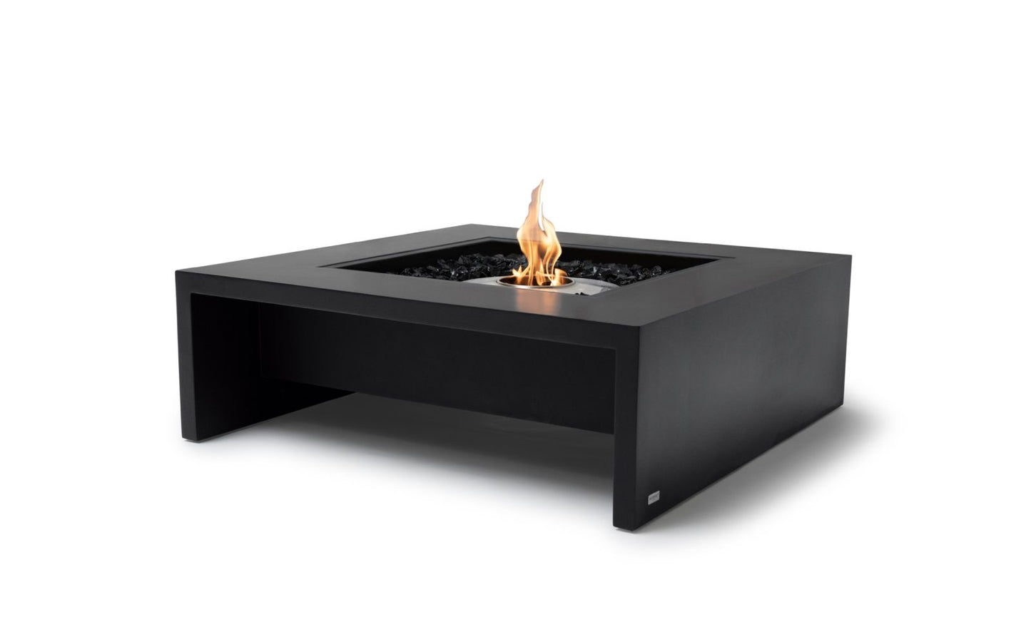 EcoSmart Fire Mojito 40 Bioethanol Fire Pit Table Graphite