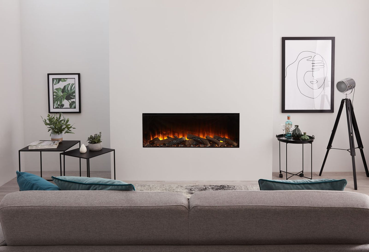 British Fires New Forest 1200 Electric Fireplace