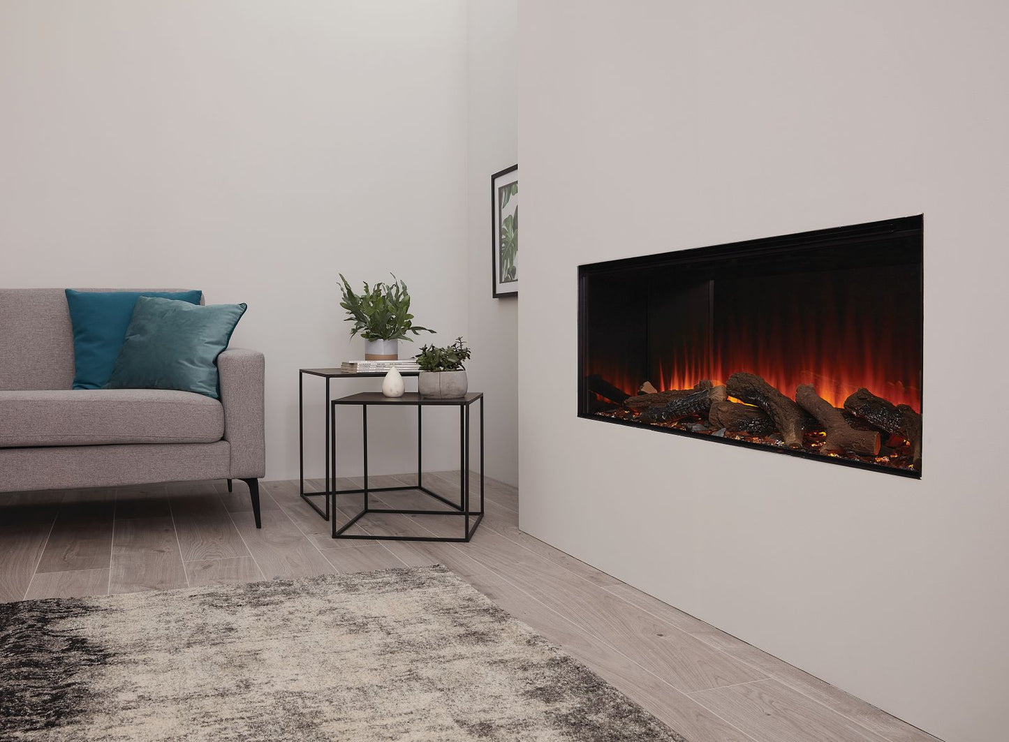 British Fires New Forest 1200 Electric Fireplace