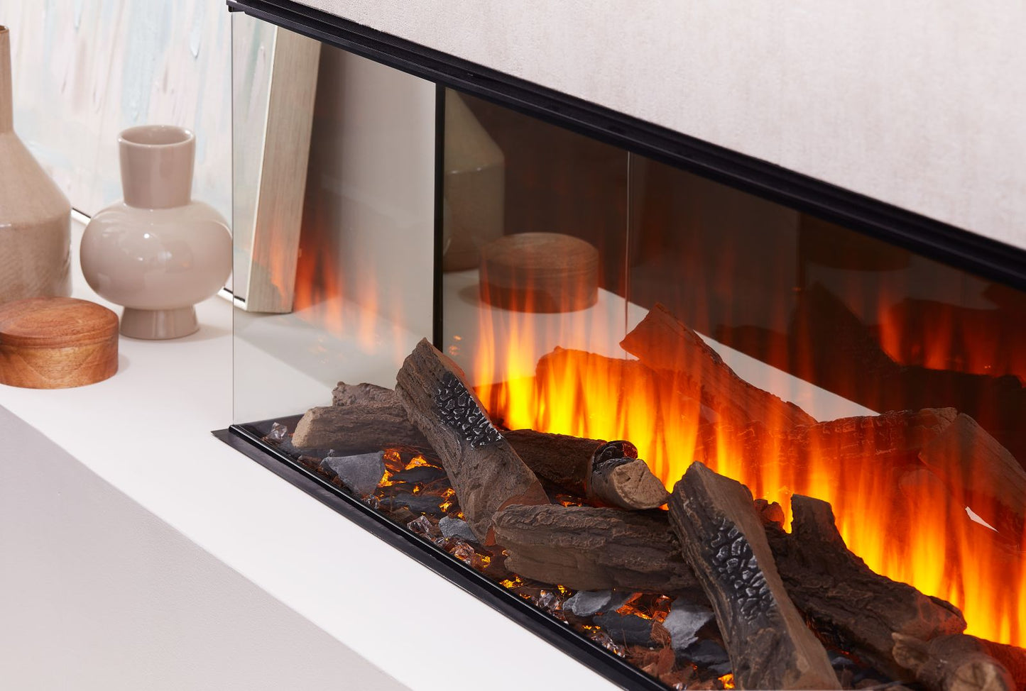 British Fires New Forest 1200 Electric Fireplace