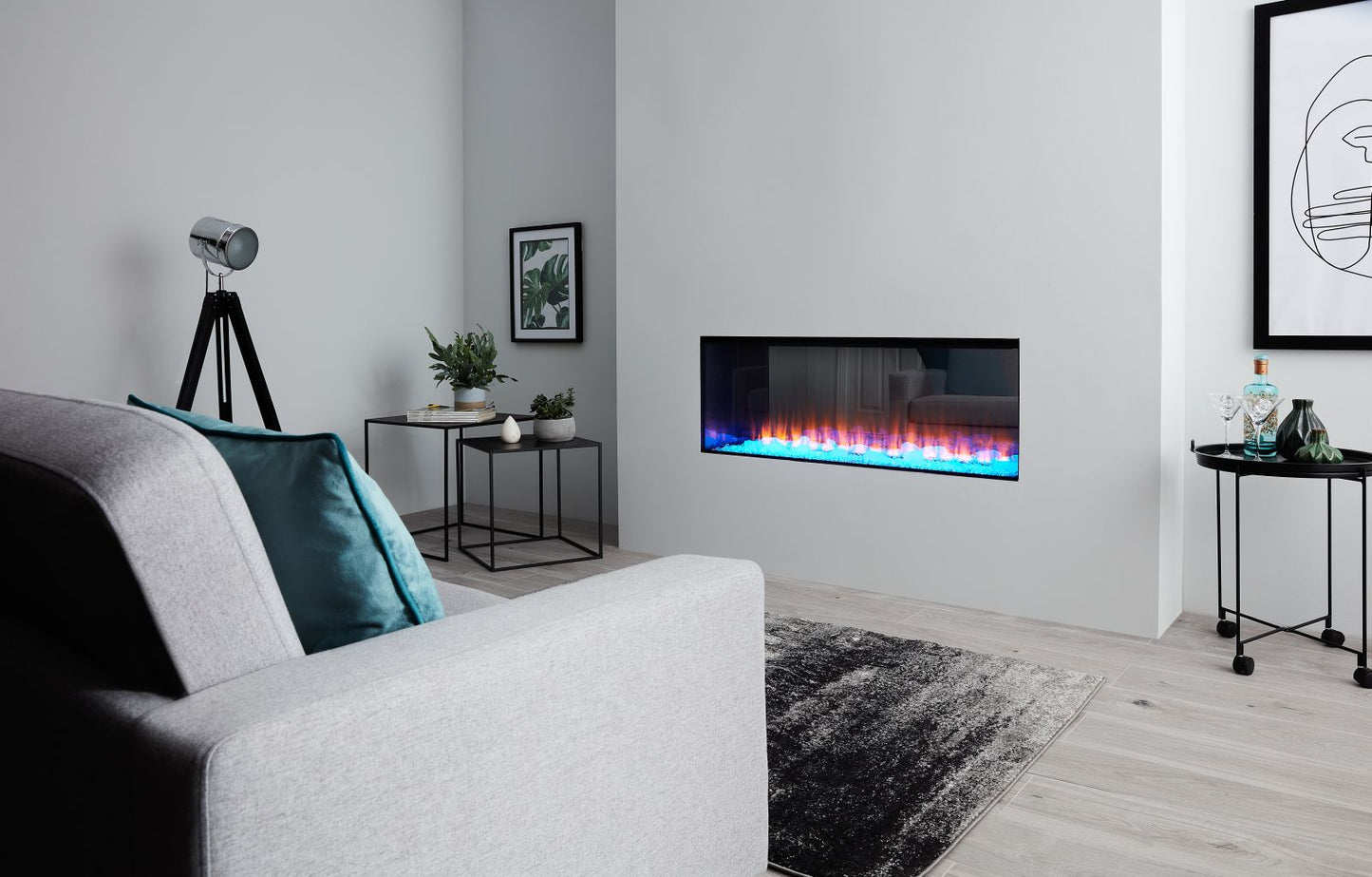 British Fires New Forest 1200 Electric Fireplace