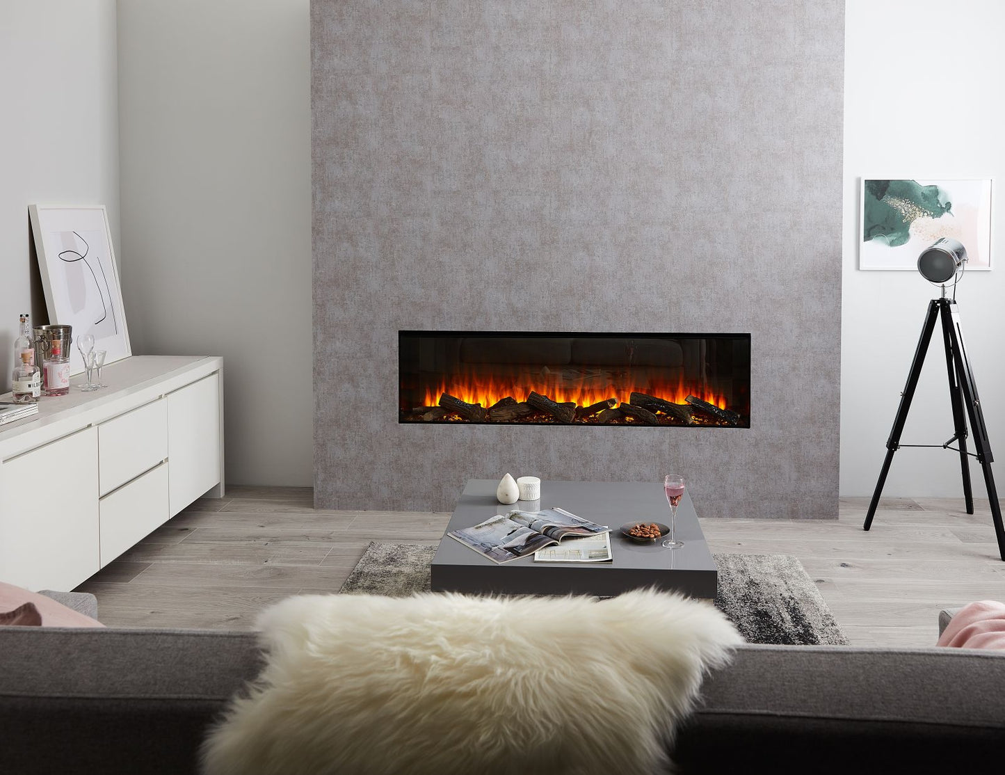 British Fires New Forest 1600 Electric Fireplace