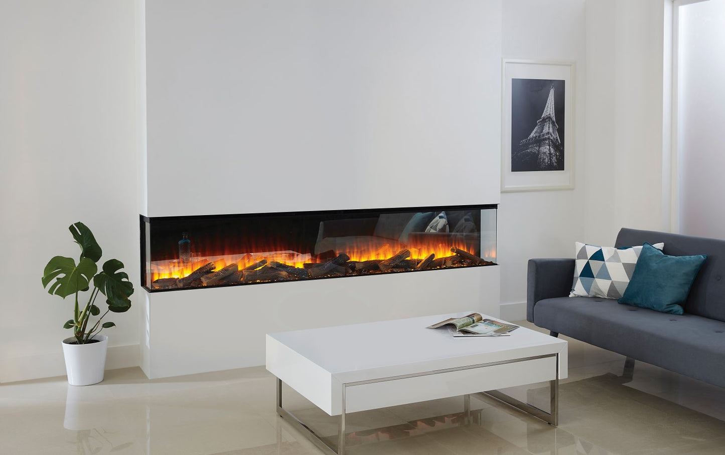 British Fires New Forest 2400 Electric Fireplace