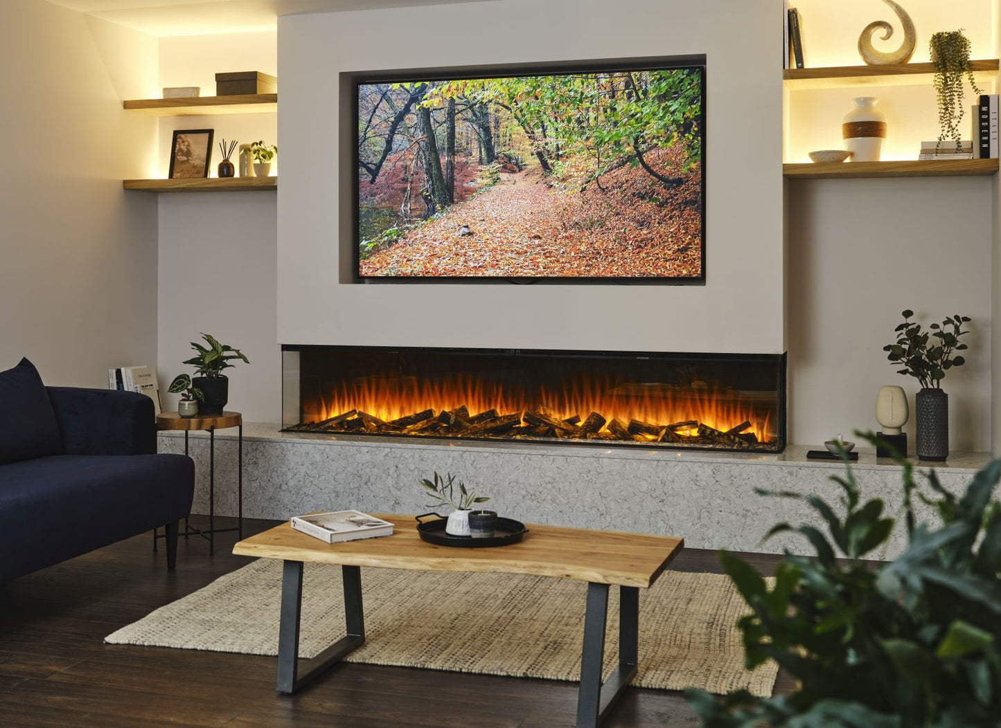 British Fires New Forest 2400 Electric Fireplace