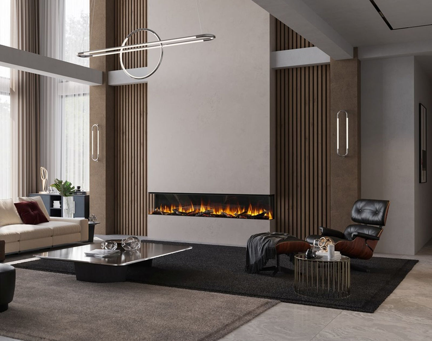 British Fires New Forest 2400 Electric Fireplace