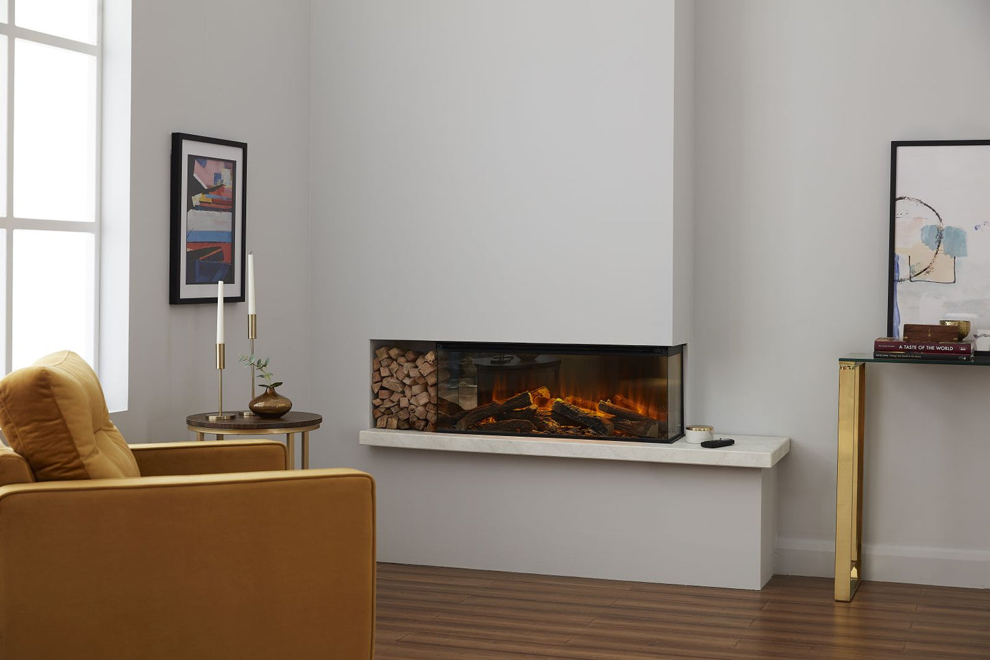 British Fires New Forest 870 Electric Fireplace