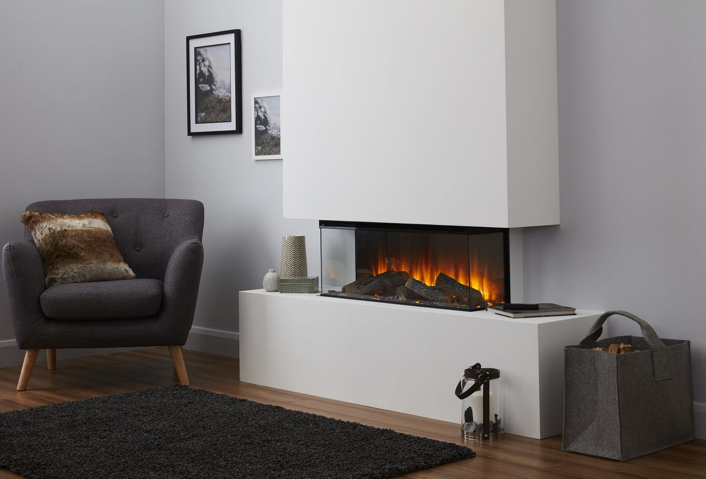 British Fires New Forest 870 Electric Fireplace