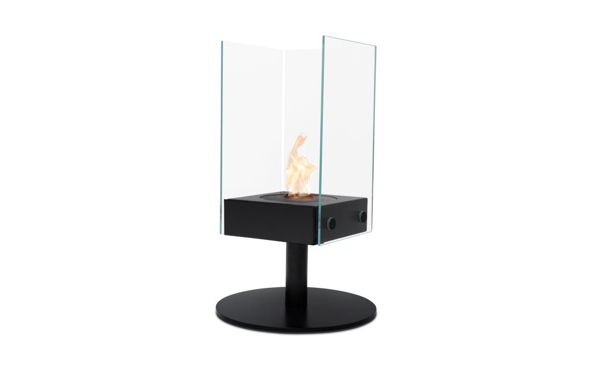 EcoSmart Fire Bioethanol Free Standing Orbit Black