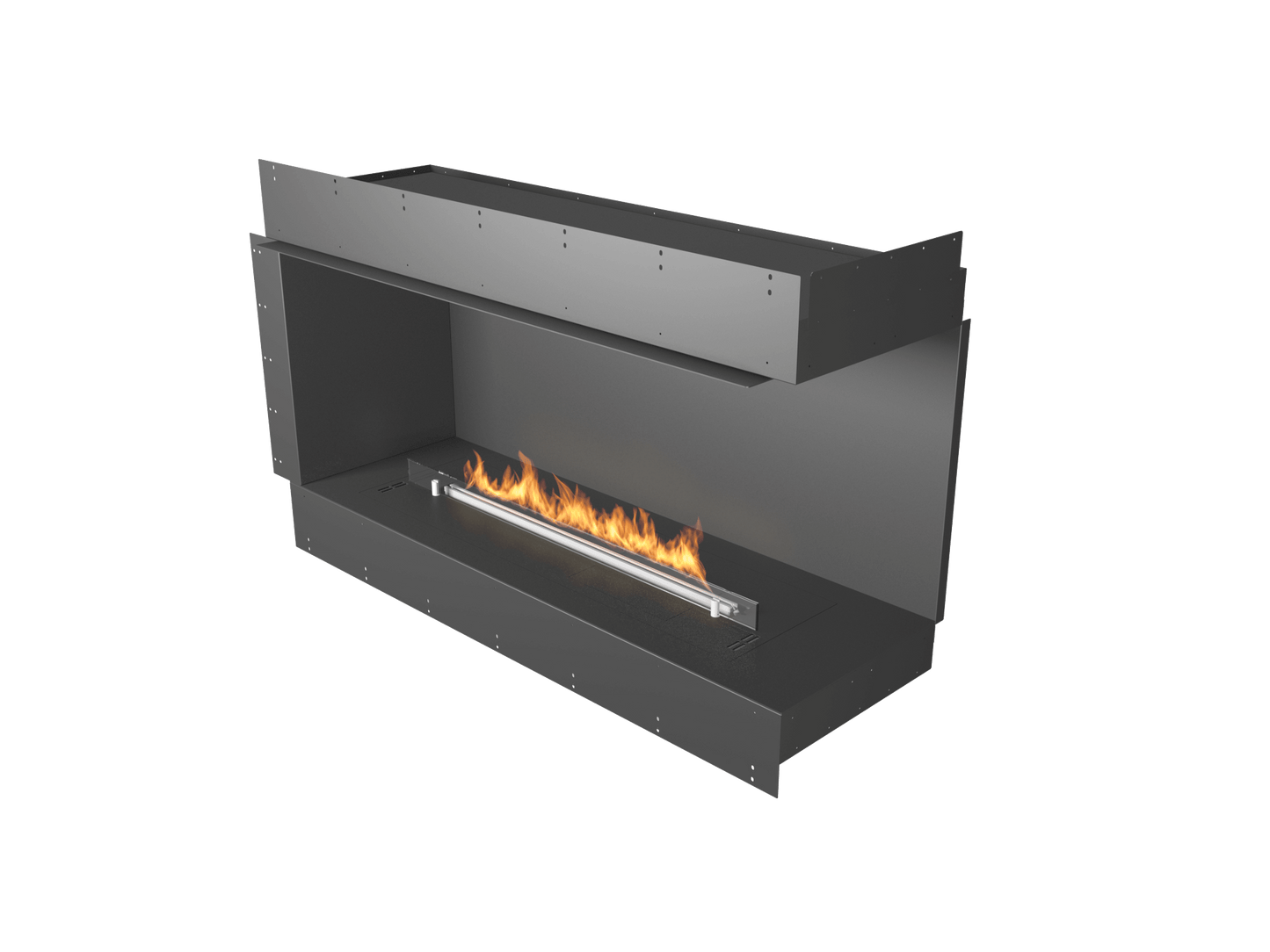 Planika Forma Bioethanol Fireplace 1200 Right Corner with Prime Fire 2.0 990