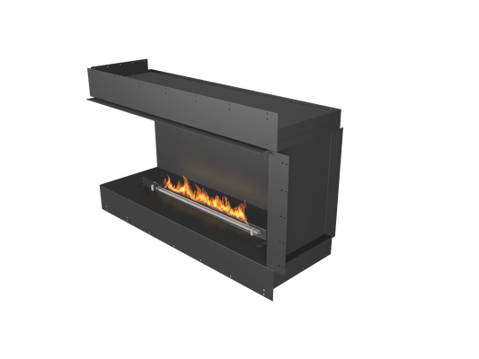 Planika Forma Bioethanol Fireplace 1200 Left Corner with Prime Fire 2.0 990