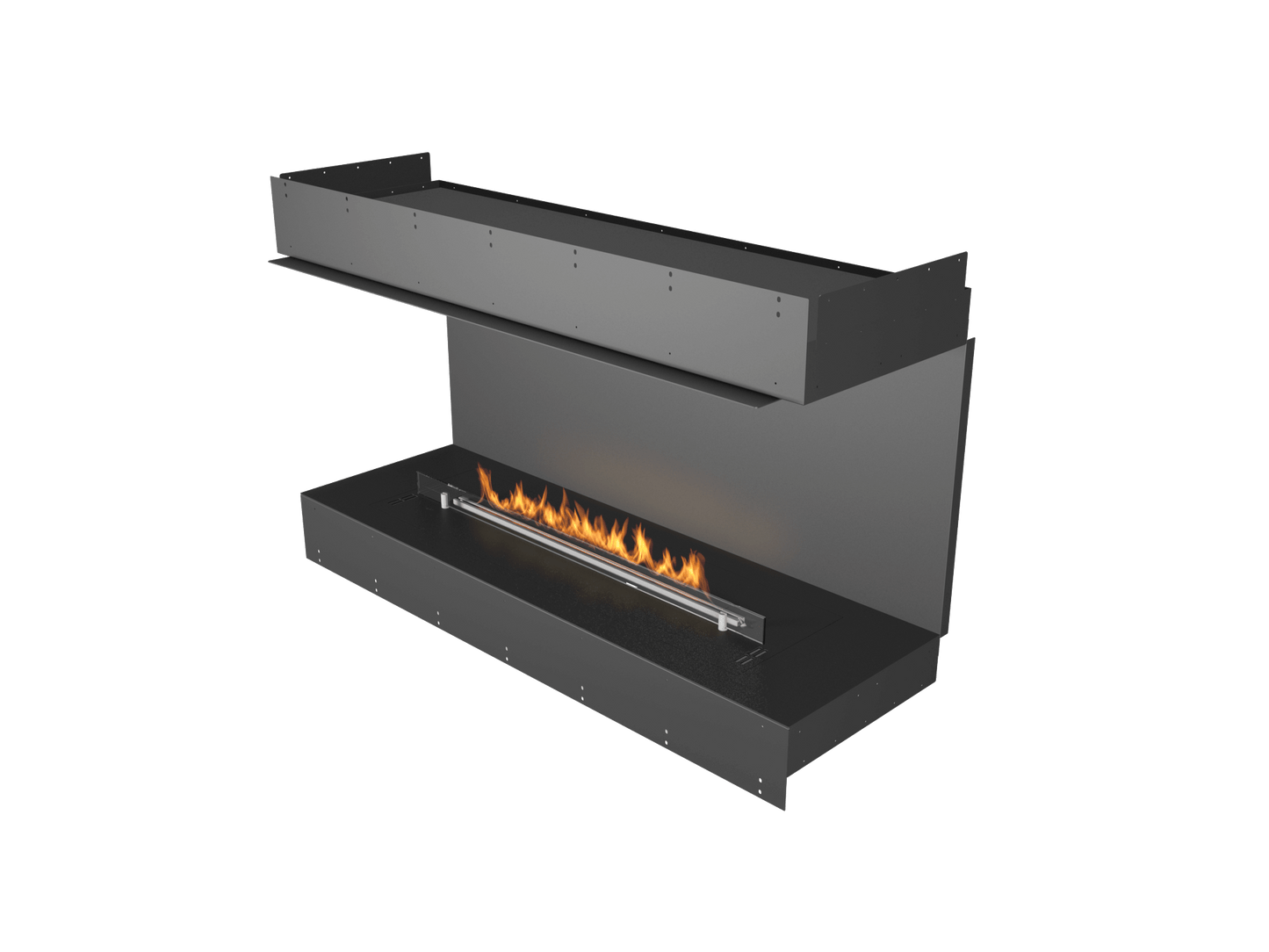 Planika Forma Bioethanol Fireplace 1200 Three Sided with Prime Fire 2.0 990