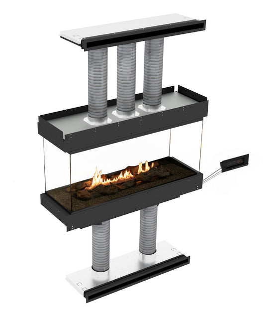 Planilka Panorama 1200 Island Bioethanol Fireplace Insert