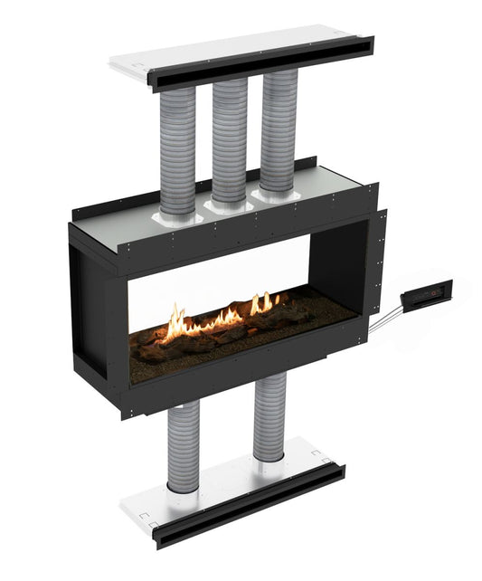 Planilka Panorama 1200 Tunnel Bioethanol Fireplace Insert