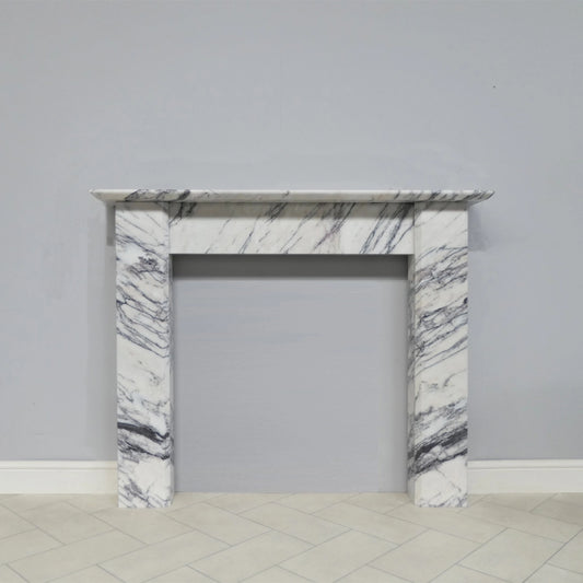 Marble Fireplace Surround - Pimlico Lilac Viola - Polished