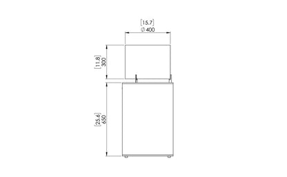 EcoSmart Fire Bioethanol Free Standing Pop 8T