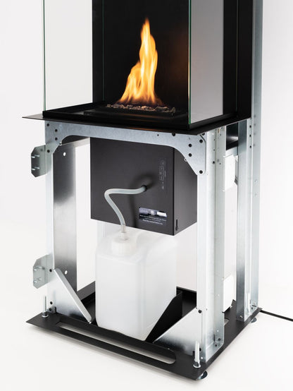 Planika Freestanding Bioethanol Fireplace - Planika Rock Core