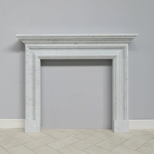 Marble Fireplace Surround - Salisbury Bolection Bianca Carrara - Polished
