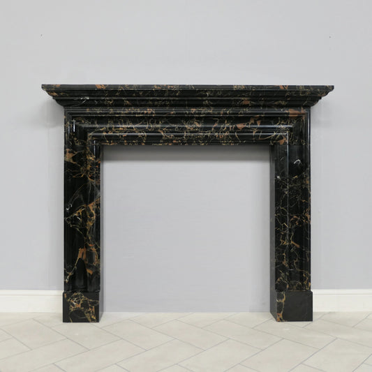 Marble Fireplace Surround - Salisbury Bolection Golden Portoro - Polished