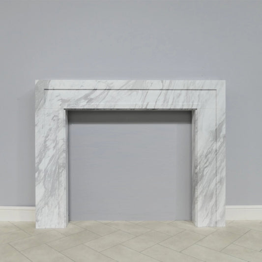 Marble Fireplace Surround - Shoreditch 58" Volakas - Polished