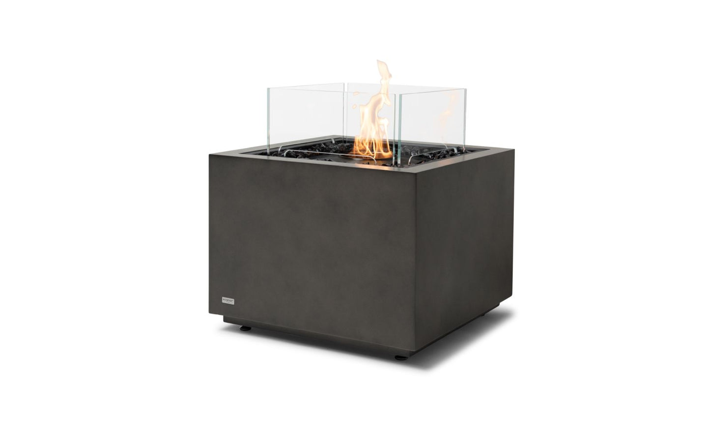 EcoSmart Fire Sidecar 24 Bioethanol Fire Pit Table Natural